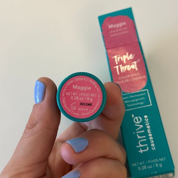 Thrive Causemetics Triple Threat Color Stick Maggie Rose Shimmer - Picture 6 of 6
